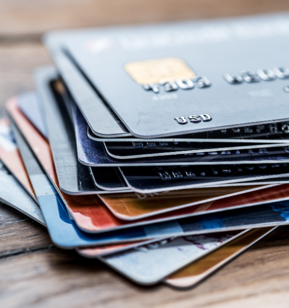 Business credit cards offering rewards, cashback, and financial management for company spending.